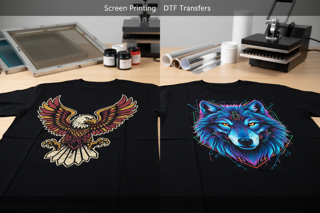 Screen Printing vs DTF Transfers: Which Printing Method Is Best?