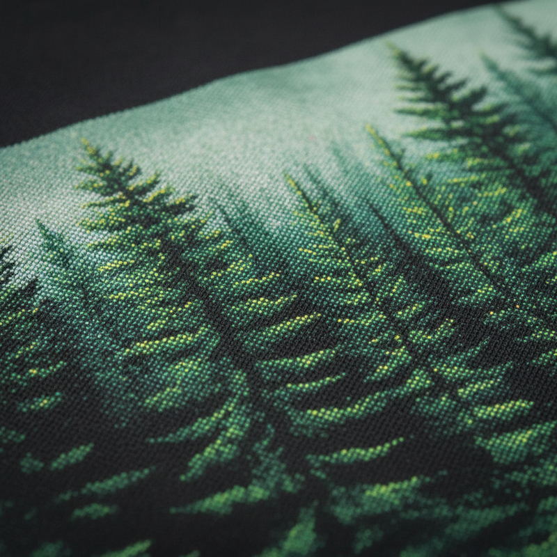 Forest Simulated Process Screen Print Macro